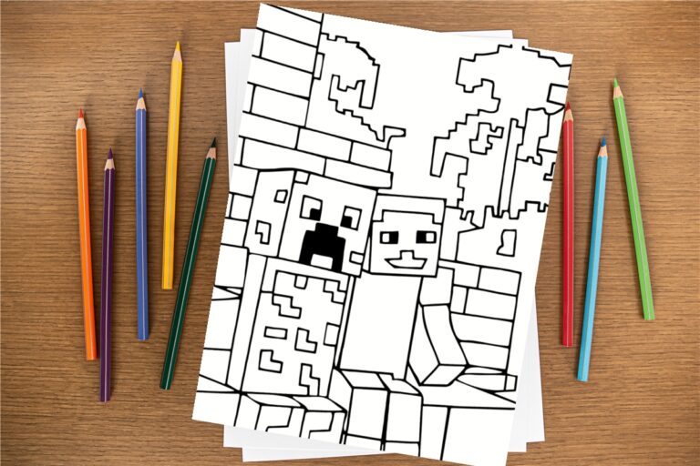 où trouver des coloriages minecraft