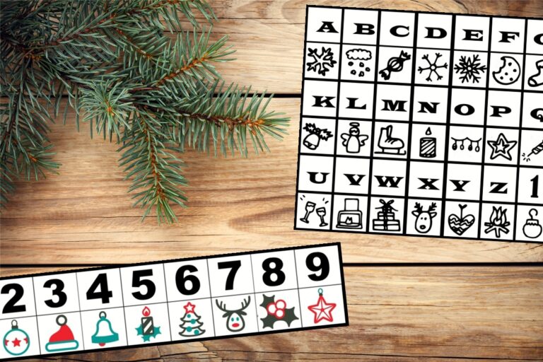 codes secrets de Noël à imprimer