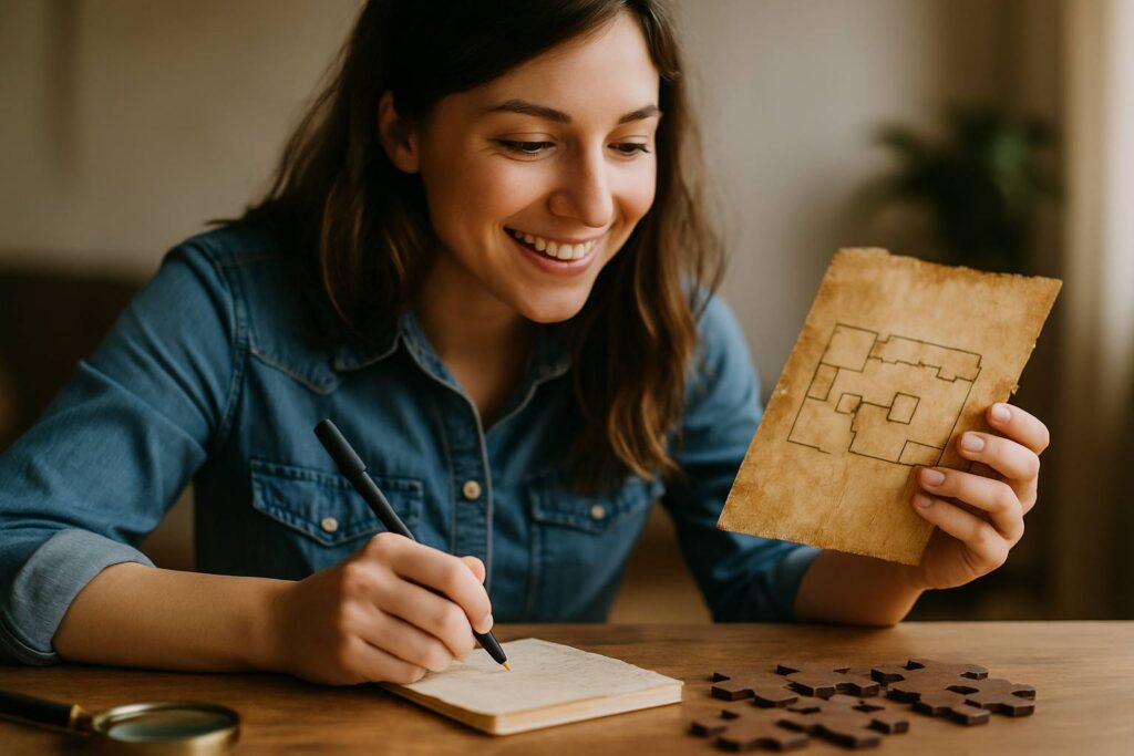 Comment fabriquer des indices originaux pour un escape game maison ?