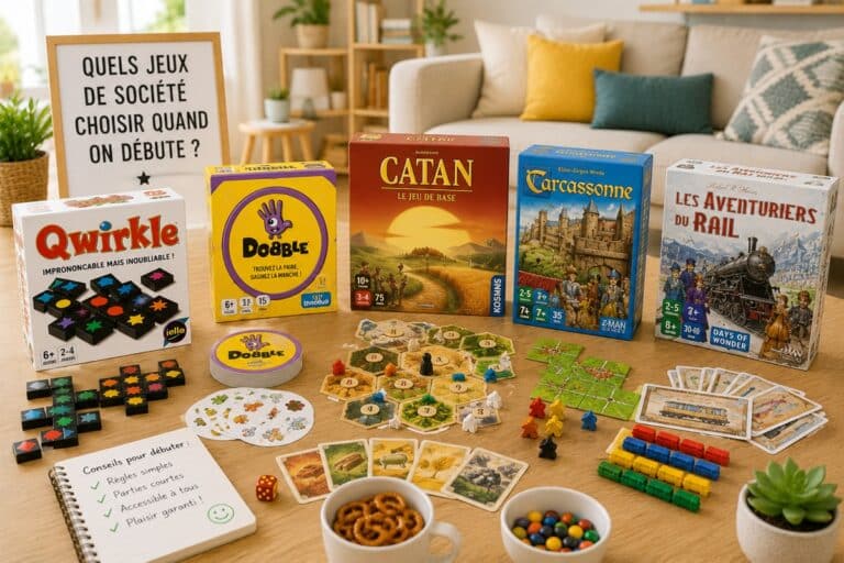 jeux de société pour débuter