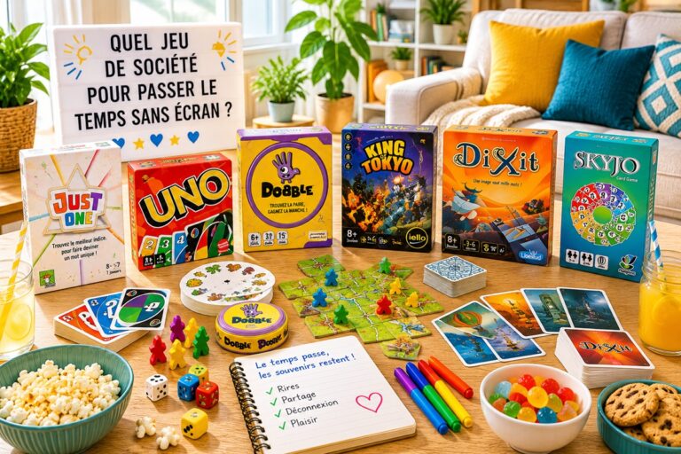 jeux de société pour temps sans écran