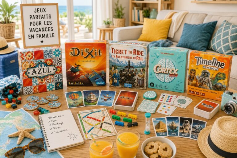 jeux société pour vacances famille