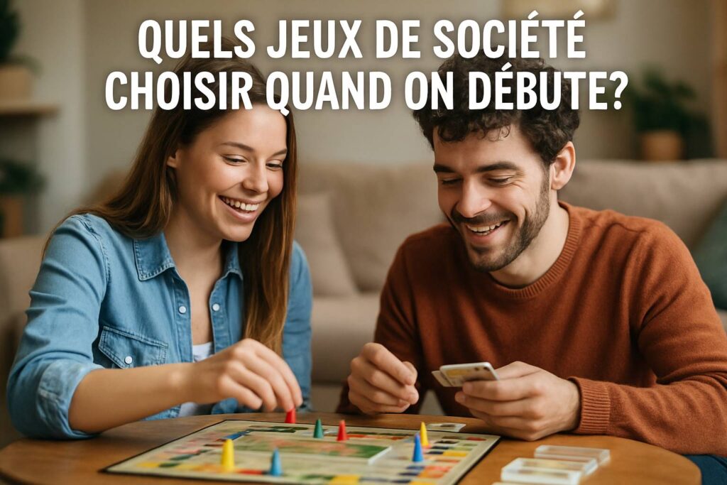 Quels jeux de société choisir quand on débute ?