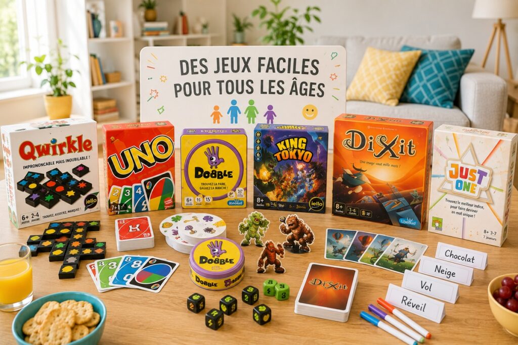 jeux de société pour tous les âges