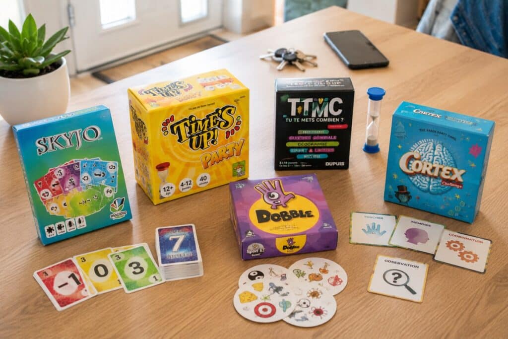 jeux de société rapides