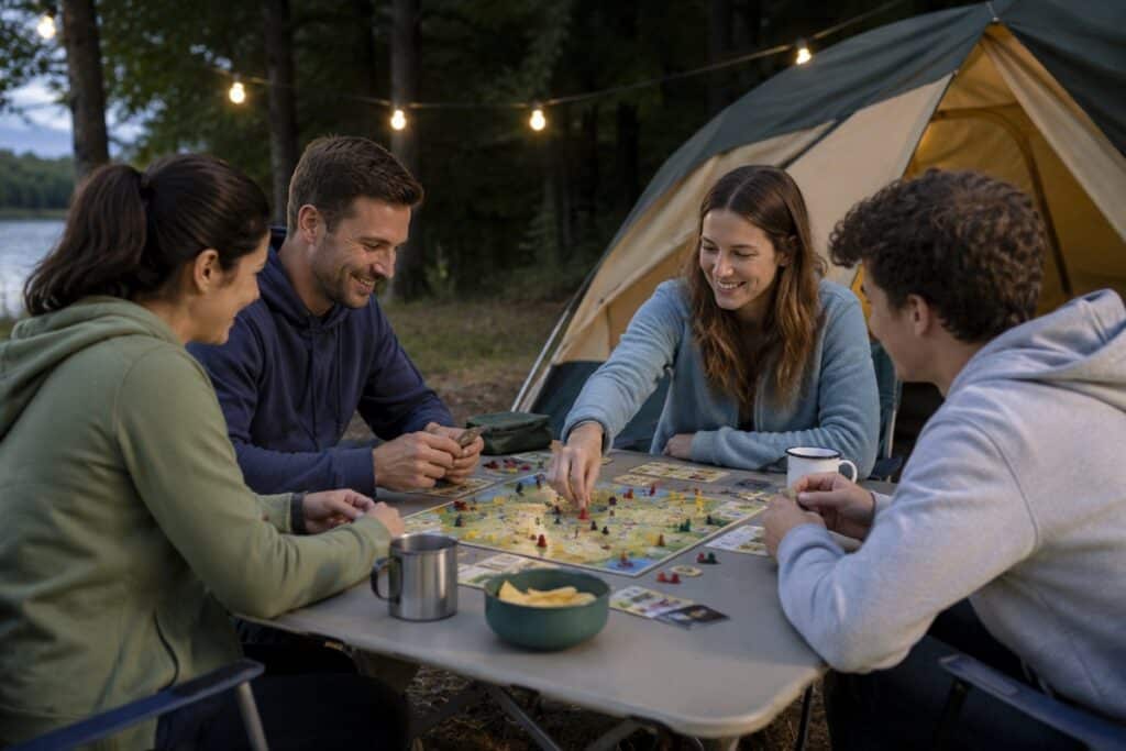 Quels jeux de société jouer en camping ?