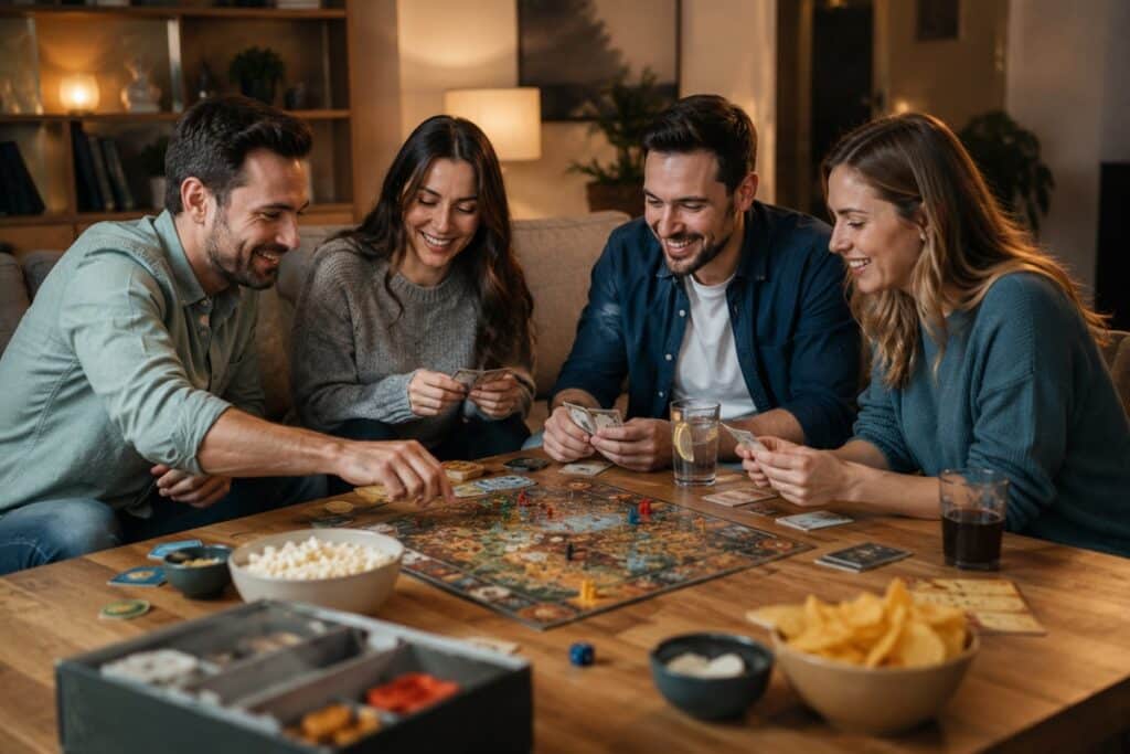soirée jeux de société calme