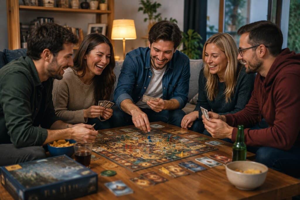soirée jeux entre amis