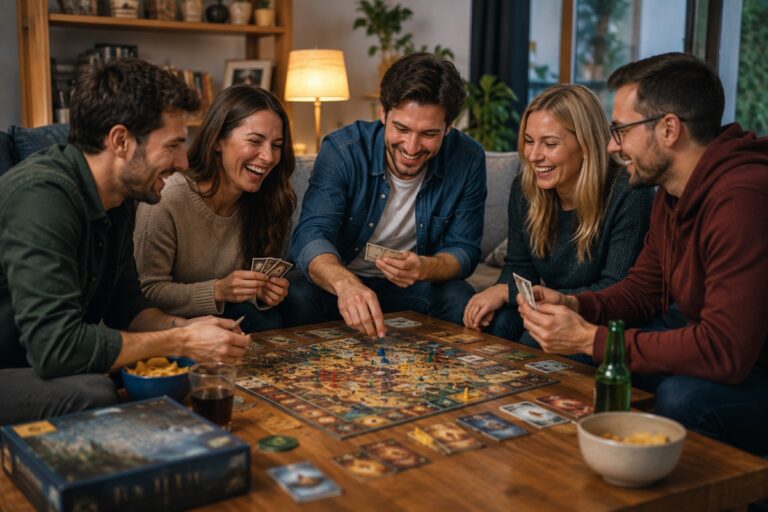 soirée jeux entre amis
