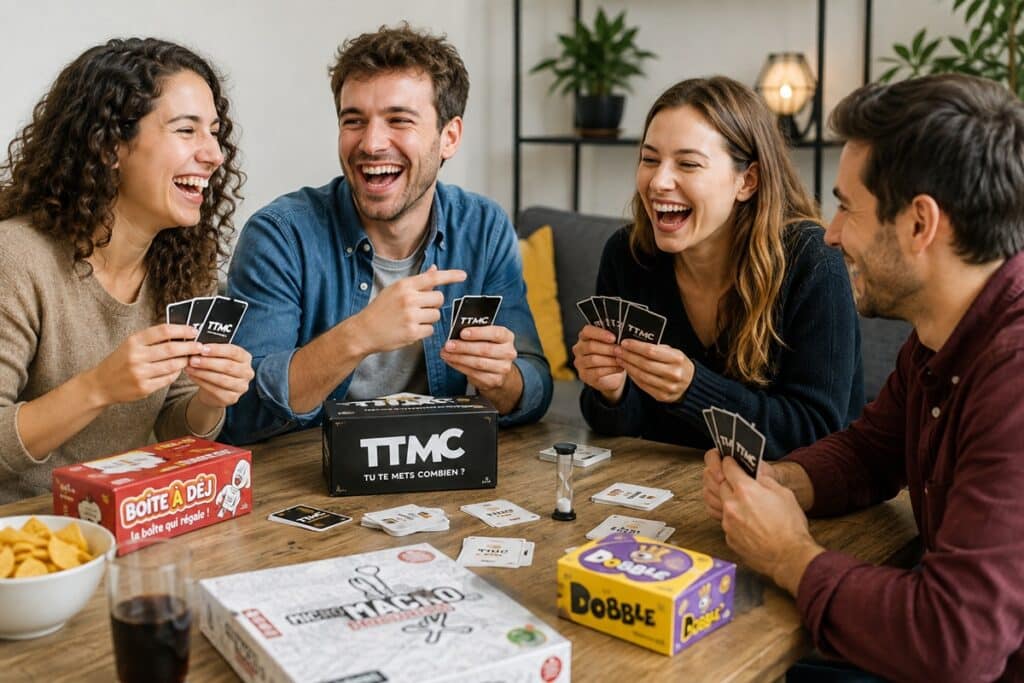 Soirée jeux, rires et complicité