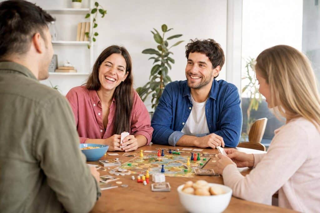 Quel jeu de société choisir quand certains joueurs n’aiment pas la stratégie ?
